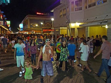 Boardwalk Night Ocean City Maryland Stock Photos Free And Royalty Free