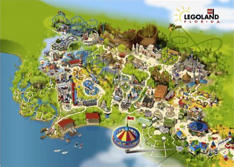 Legoland Florida Map 2011 The Disney Blog Legoland Map Florida