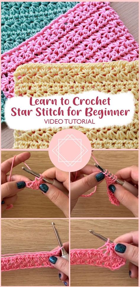 Today We Are Going To Learn How To Crochet The Star Stitch For Beginner With Step By Step Easy