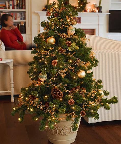 Small Christmas Trees Money And Space Saving Ideas For Christmas