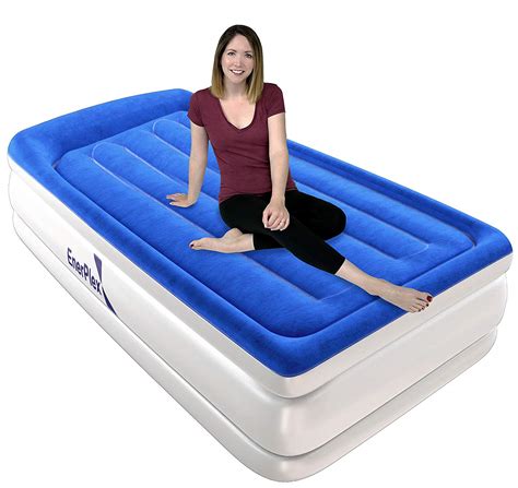 I bought the same thing again from walmart, but this new one, physically is much smaller on length and width wise when. EnerPlex Pillow Top Twin Air Mattress with Built-in Pump ...