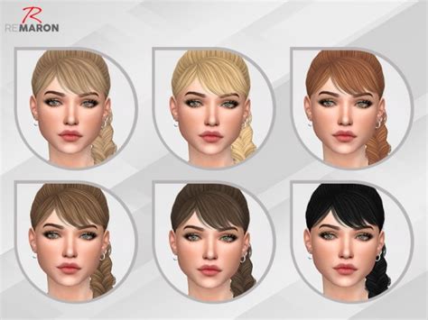 Sims 4 Hairs The Sims Resource Nightcrawler`s Rain Hair Retextured