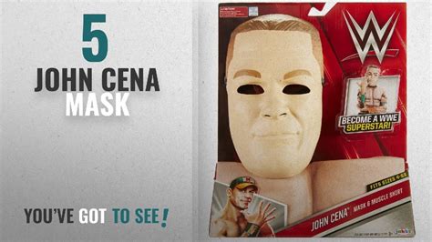 Top 10 John Cena Mask 2018 Wwe John Cena Mask And Muscle Shirt Dress Up Costume Youtube