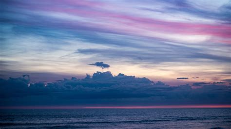 Beach Clouds Ocean Sky Hd Nature K Wallpapers Images Backgrounds My