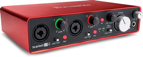 Focusrite Scarlett 2i4 2nd Gen Usb Audio Interface With Pro Tools