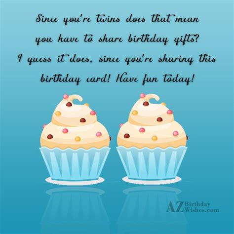 Happy Birthday Messages For Twins Images And Photos Finder