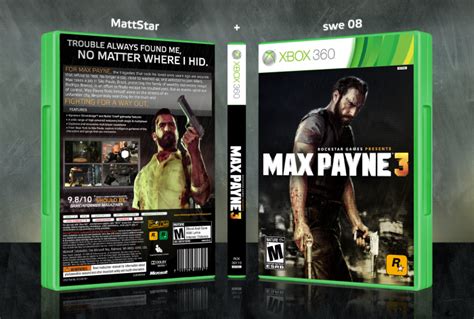 Max Payne 3 Xbox 360 Box Art Cover By Mattstar