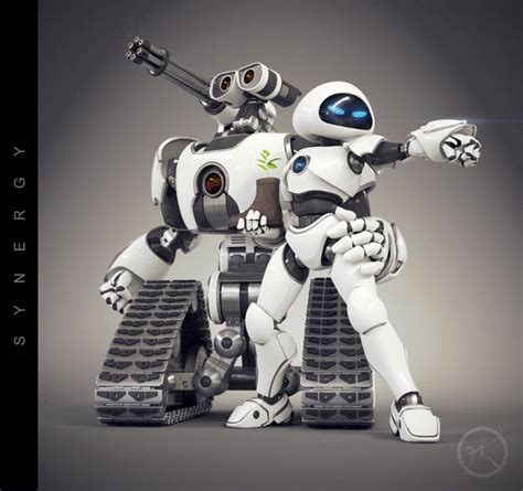 Pixars Wall E And Eve As Badass Robots — Geektyrant