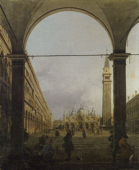 Canaletto The Piazza San Marco Venice
