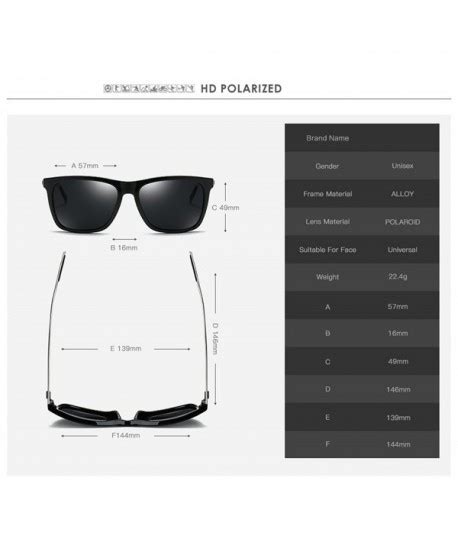 Unisex Polarized Sunglasses Classic Men Retro Uv400 Brand Designer Sun Glasses Black Aluminum