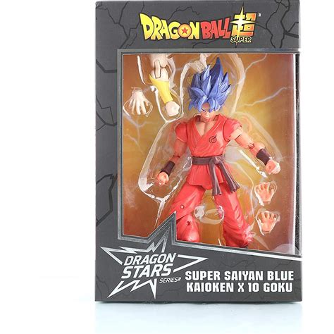 Dragon Ball Dragon Stars Super Saiyan Blue Kaio Ken X10 Goku Action Figure