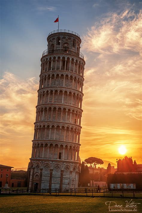 The leaning tower of pisa or simply the tower of pisa is the campanile, or freestanding bell tower, of the cathedral of the italian city of. Leaning Tower of Pisa in the golden light by LinsenSchuss ...