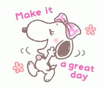 Make It A Great Day Good Day Gif Make It A Great Day Good Day Snoopy