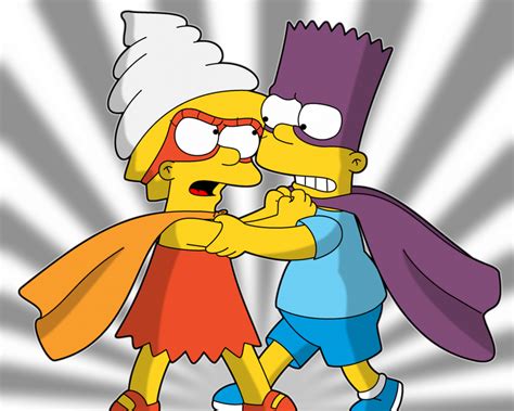 Bart And Lisa Fighting The Simpsons Bart And Lisa Simpson Simpson