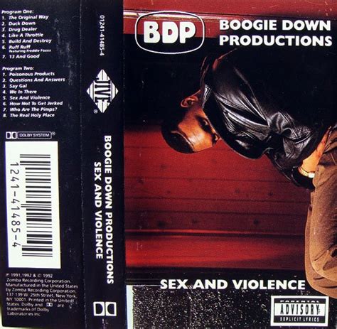 Boogie Down Productions Sex And Violence 1992 Cassette Discogs