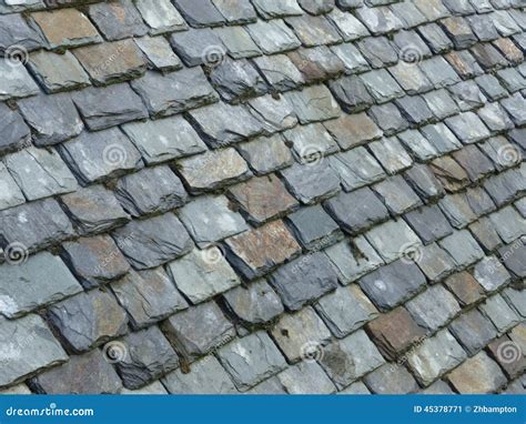 Old Slate Tiled Roof Stock Image Image Of Aged Architectural 45378771