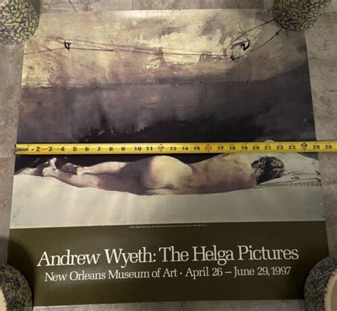 Andrew Wyeththe Helga Pictures Exhibition Poster Barracoon 1997 25 X