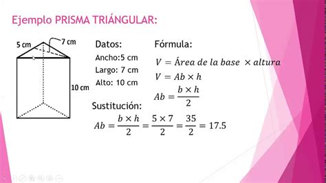 Formula Para El Prisma Triangular Aden