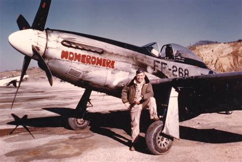 Capt Rock Brett Of The 39th Fis And His F 51d Ff 286 At K 10