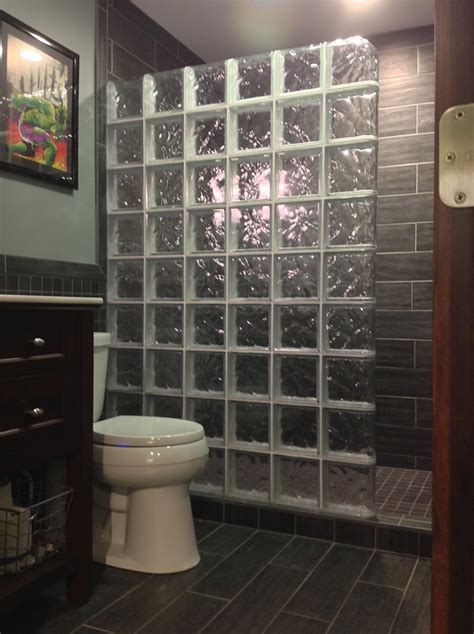 How To Use Glass Block Sizes And Shapes For A Creative Walk In Shower Shower Remodel Bathroom