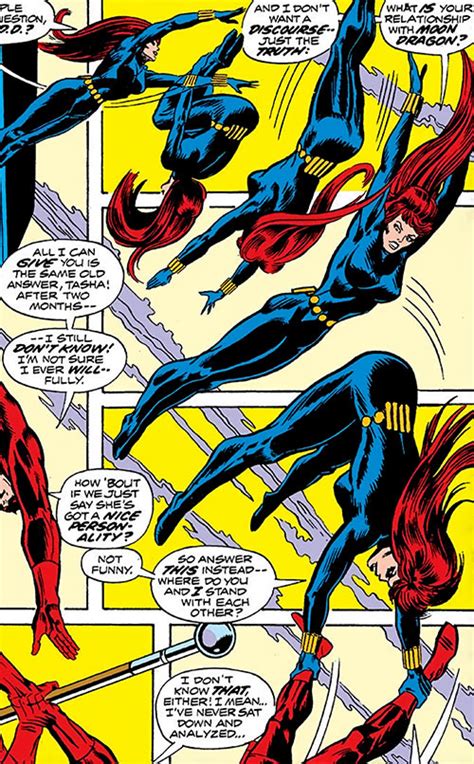 Black Widow Marvel Comics Champions 1970s Profile
