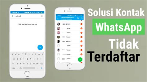 Cara Mengatasi Kontak WhatsApp Yang Tidak Muncul