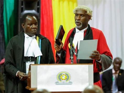 When i represented the president at the burial of jm, i read his speech. Lawyer Charles Nyachae sworn in as judge of East African ...