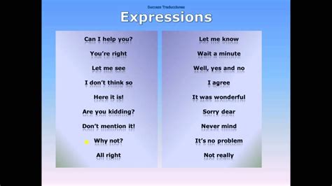 Basic English Expressions Expresiones Básicas En Inglés Youtube