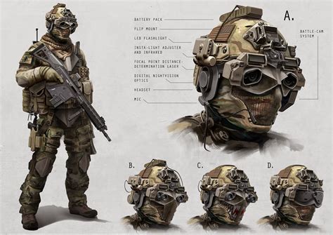 Next Big Future Alex Jessup Detailed Future Soldier Concept Art And