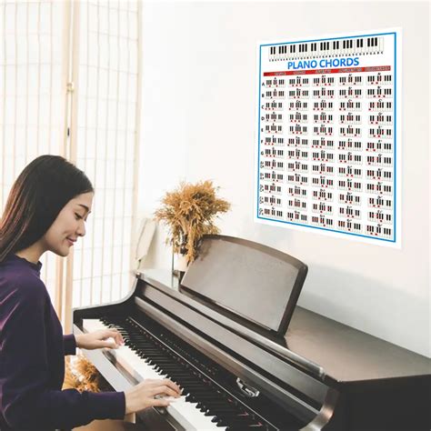 Piano Chord Chart Poster Perfect For Students And Teachers 17x13