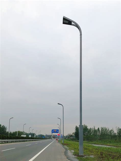 Galvanized Single Arm Decorative Street Lighting Steel Pole China