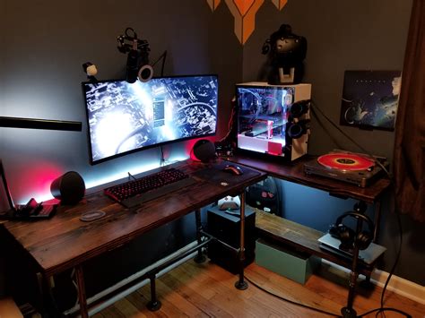 Finally Happy With My Little Corner Computer Desk Setup