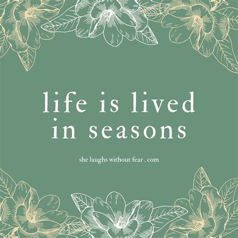 Quotes About Seasons Of Life Inspiration