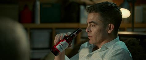 Budweiser Beer Enjoyed By Chris Pine As James In The Contractor 2022