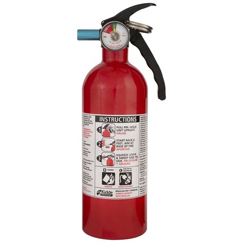Kidde Fire Auto Fire Extinguisher Model Fx5 Ii 5 Bc Rated Dry