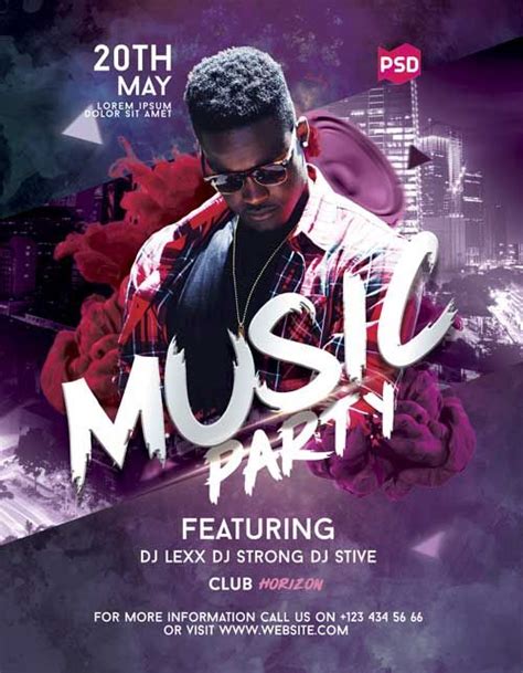 Check Out The Dj Music Party Free Psd Flyer Template Only On Dj Music