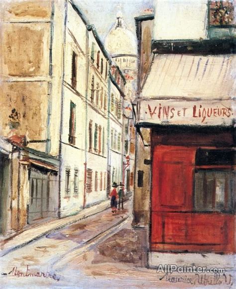 Maurice Utrillo Montmartre Sacre Coeur Oil Painting Reproductions For