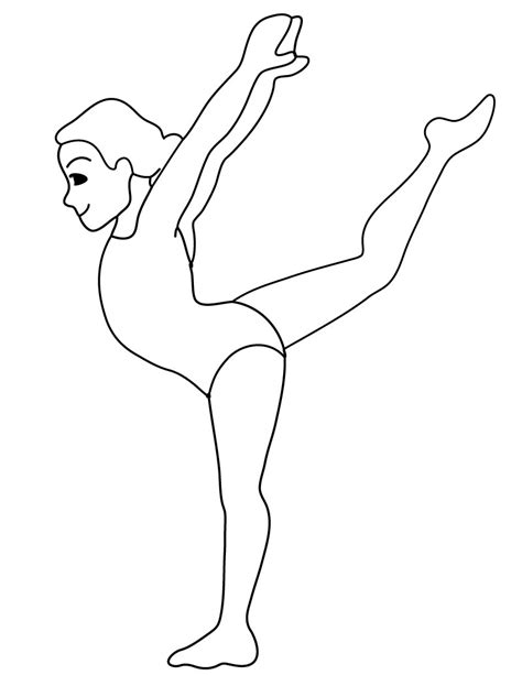 Gymnastics Coloring Pages - Best Coloring Pages For Kids