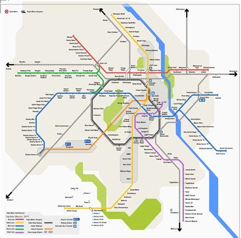 ᐈ Delhi Metro Map 2018 ᐈ Download In Hd ᐈ Metro Map In Pdf