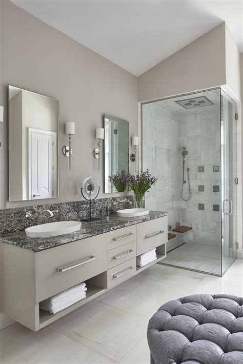 One perfect spot to beautify your. Master Bathroom Vanity and Shower | Bathroom trends ...