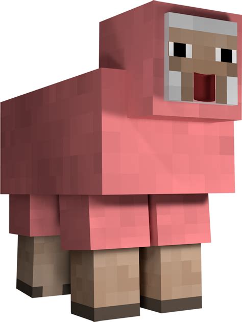 Download Minecraft Sheep Png Minecraft Pink Sheep Png Full Size Png Image Pngkit
