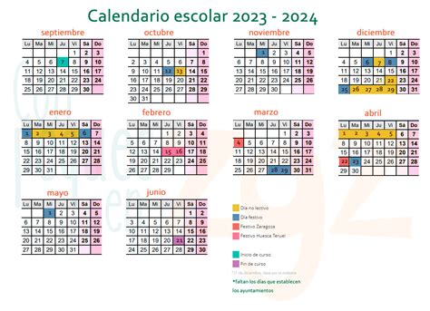 Calendario Escolar 2023 A 2024 México IMAGESEE