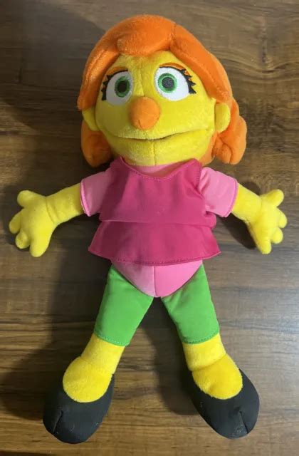Gund Sesame Street Julia Plush Muppet Stuffed Toy Autistic Character Autism Picclick