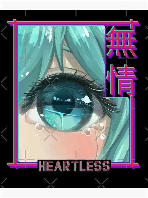 Crying Eye Anime Aesthetic Vaporwave Poster For Sale By Roxy7922