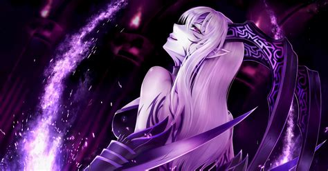Purple Anime Background Purple Anime Wallpapers Wallpaper Cave