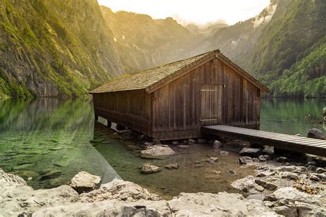 Boathouse At Obersee Berchtesgaden License Image 71316440 Lookphotos