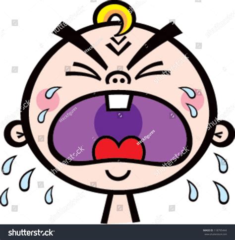 Crying Baby Stock Vector Illustration 118795444 Shutterstock