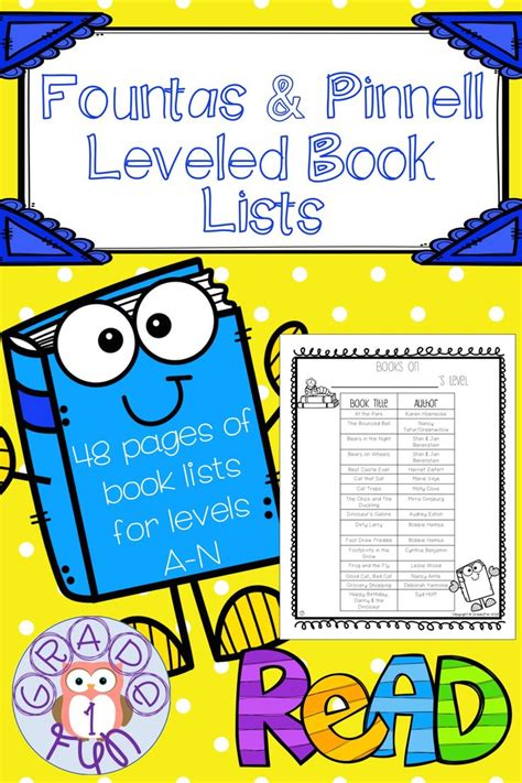 Leveled Book Lists Leveled Books Guided Reading Levels Fountas And