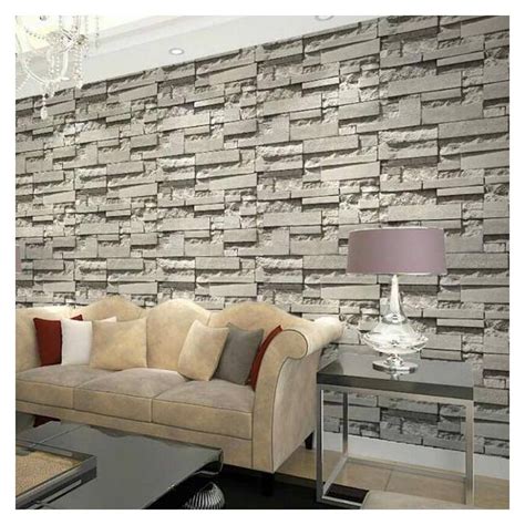 Generic Adore Decor New Design Grey 3d Effect Brick Wallpaper Jumia