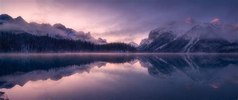 2560x1080 Resolution Ontario Mountains Reflection Lake 2560x1080